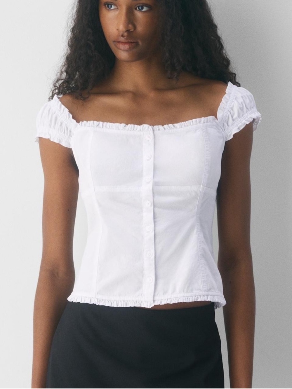 Aritzia Sunday Best Daydream Poplin Top